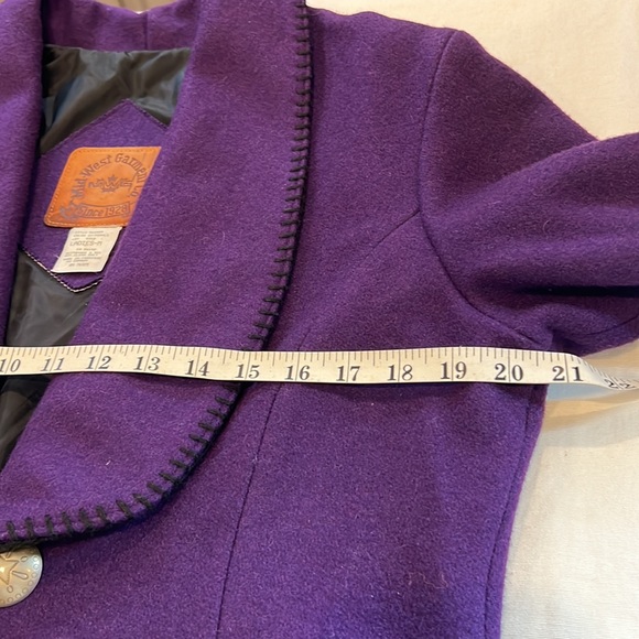 Mid-West Garment Co. vintage purple wool riding jacket - Picture 10 of 11